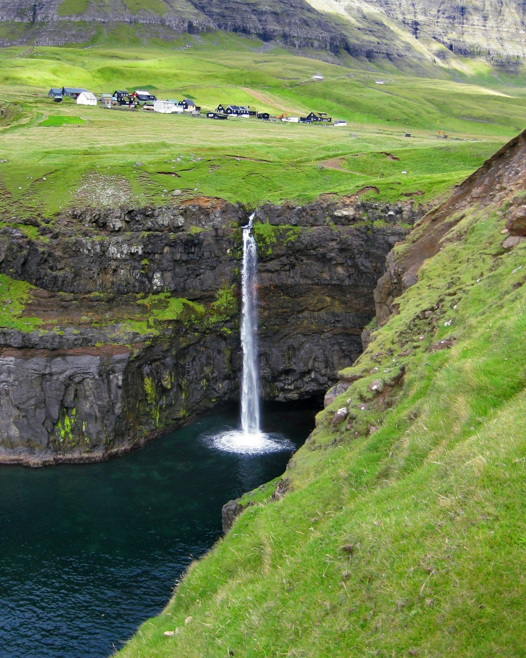 Mulafossur at the Faroe Islands