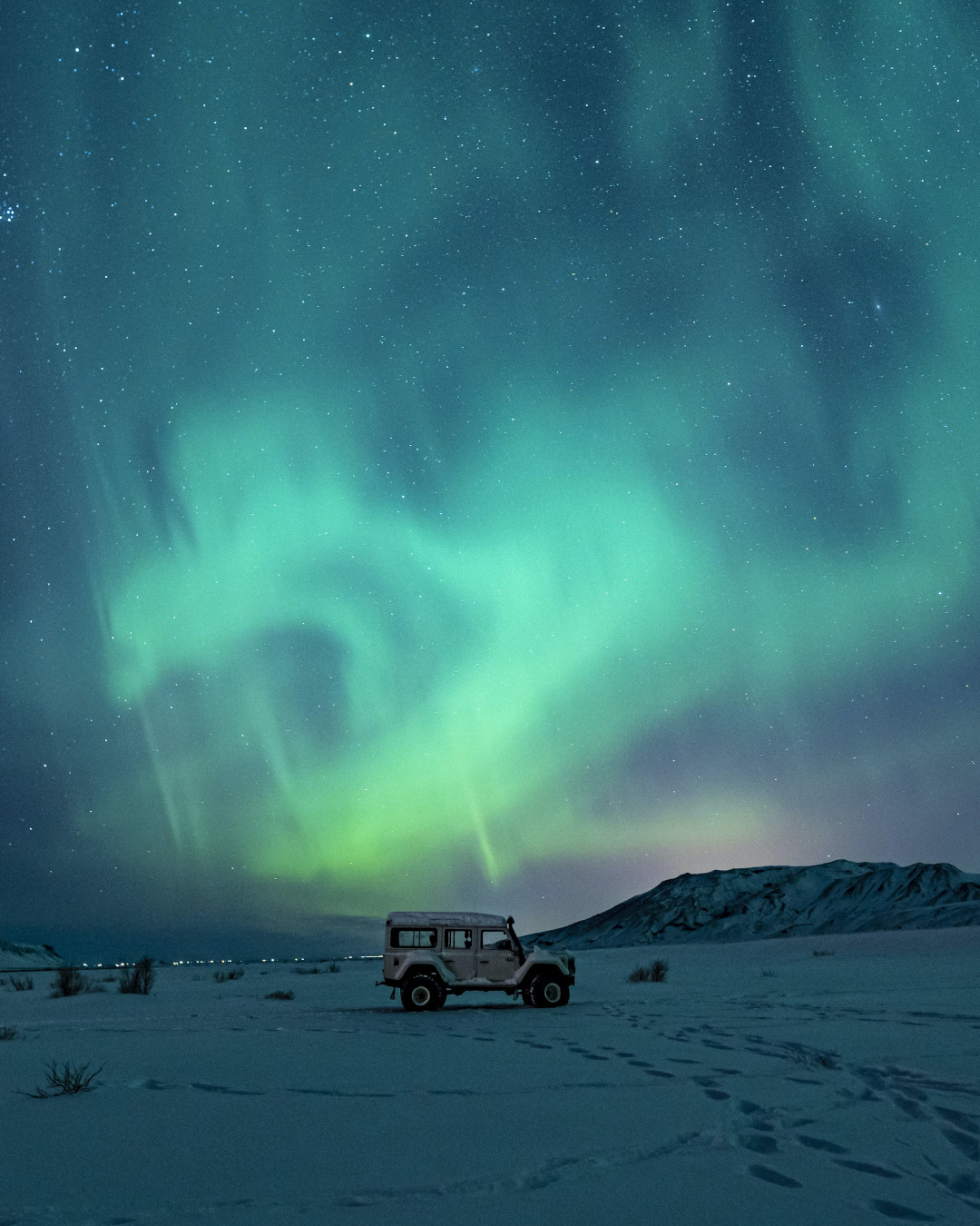 Northern Lights in Lapland, North Finland