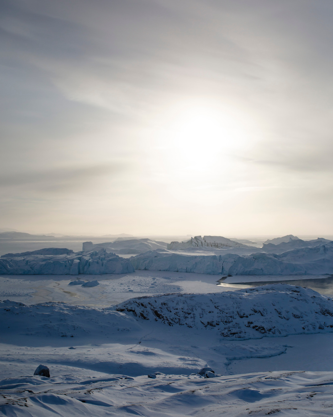 Greenland’s pristine white landscapes