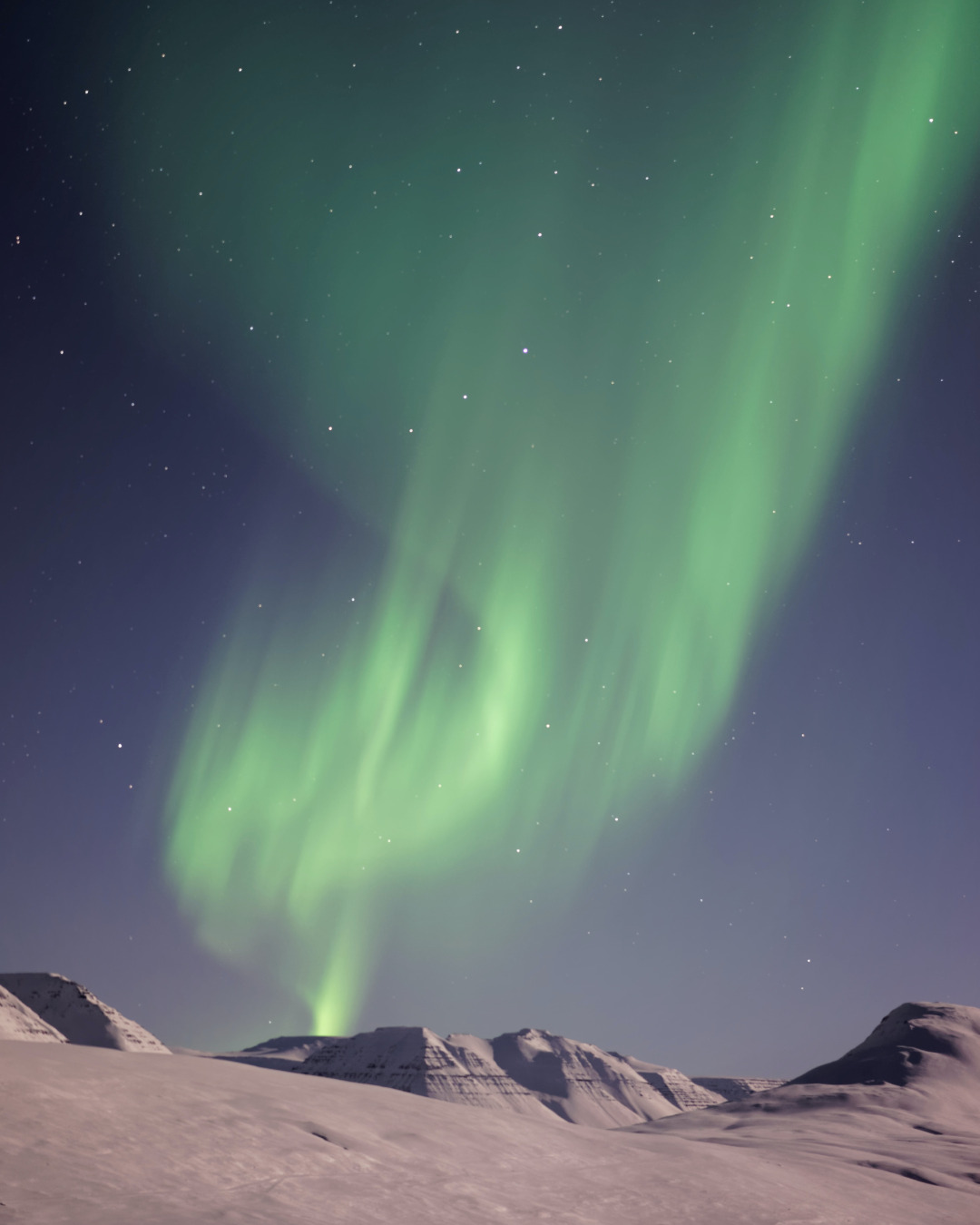 Svalbard, breathtaking Northern Lights