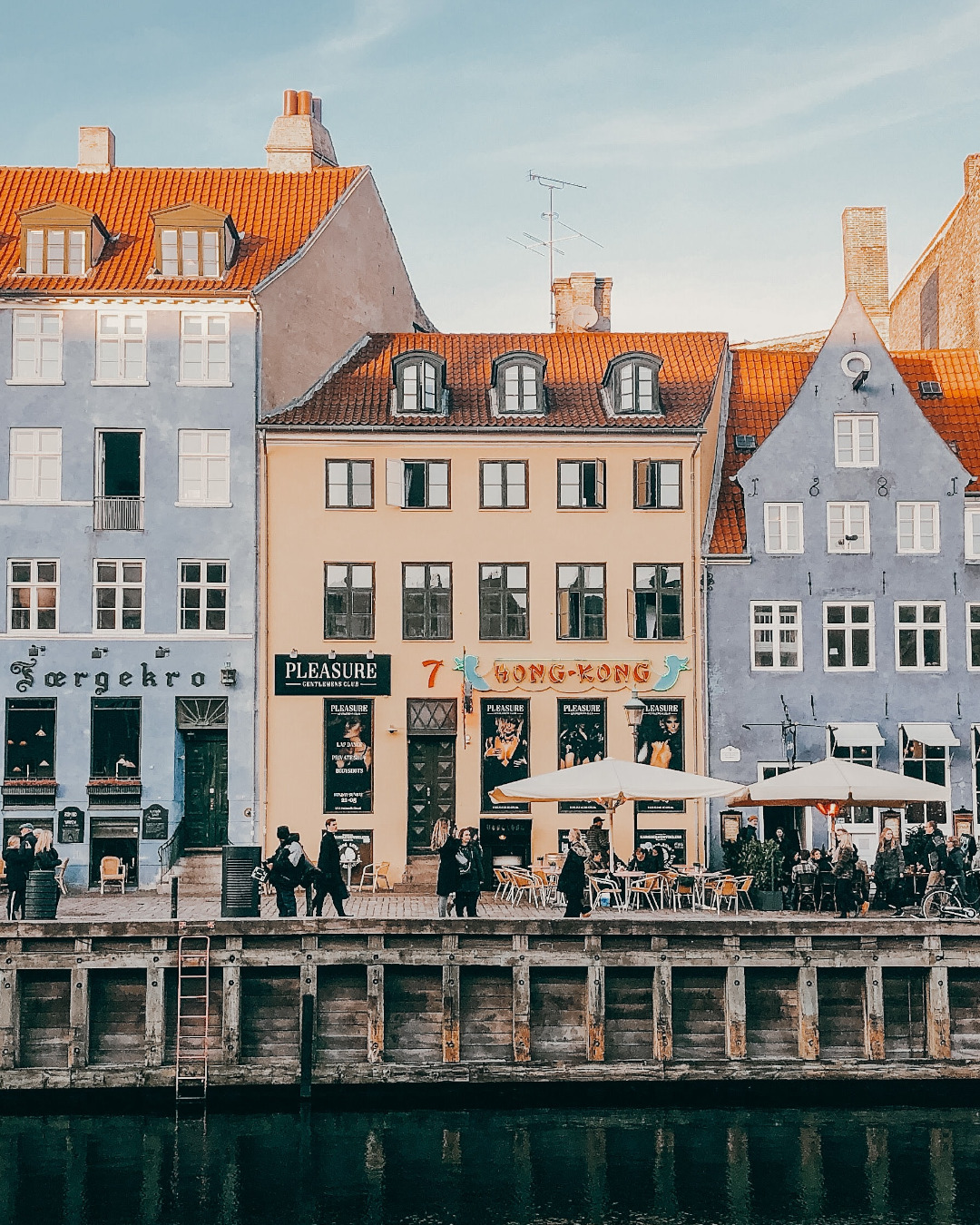 Nýhavn in Copenhagen, Denmark