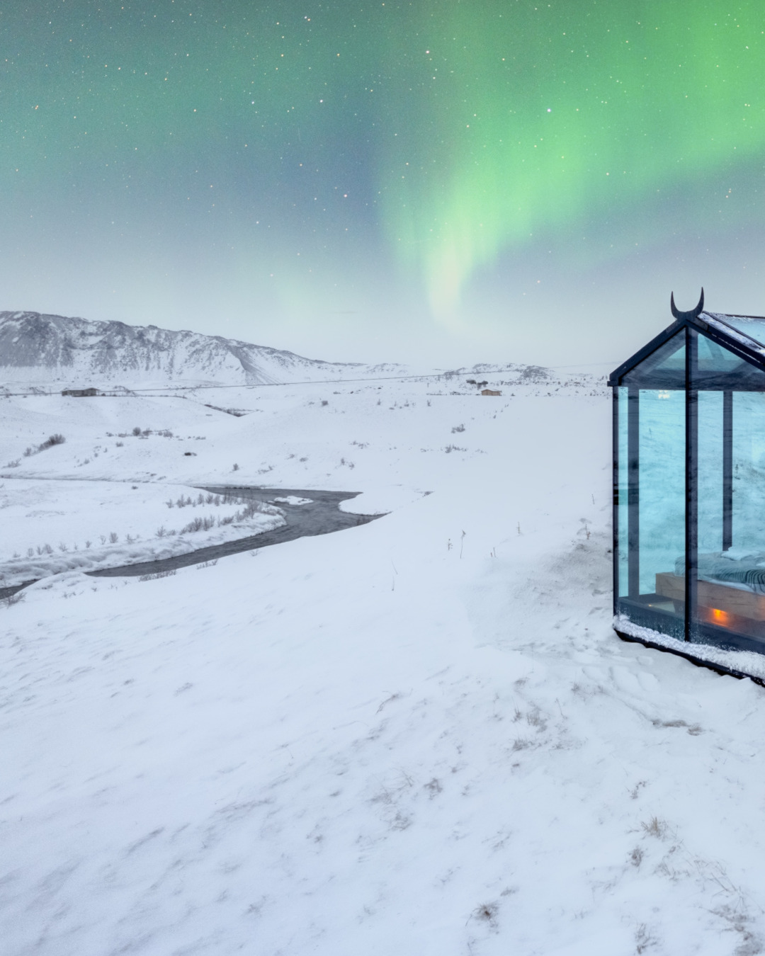 Northern Lights Huts in Iceland