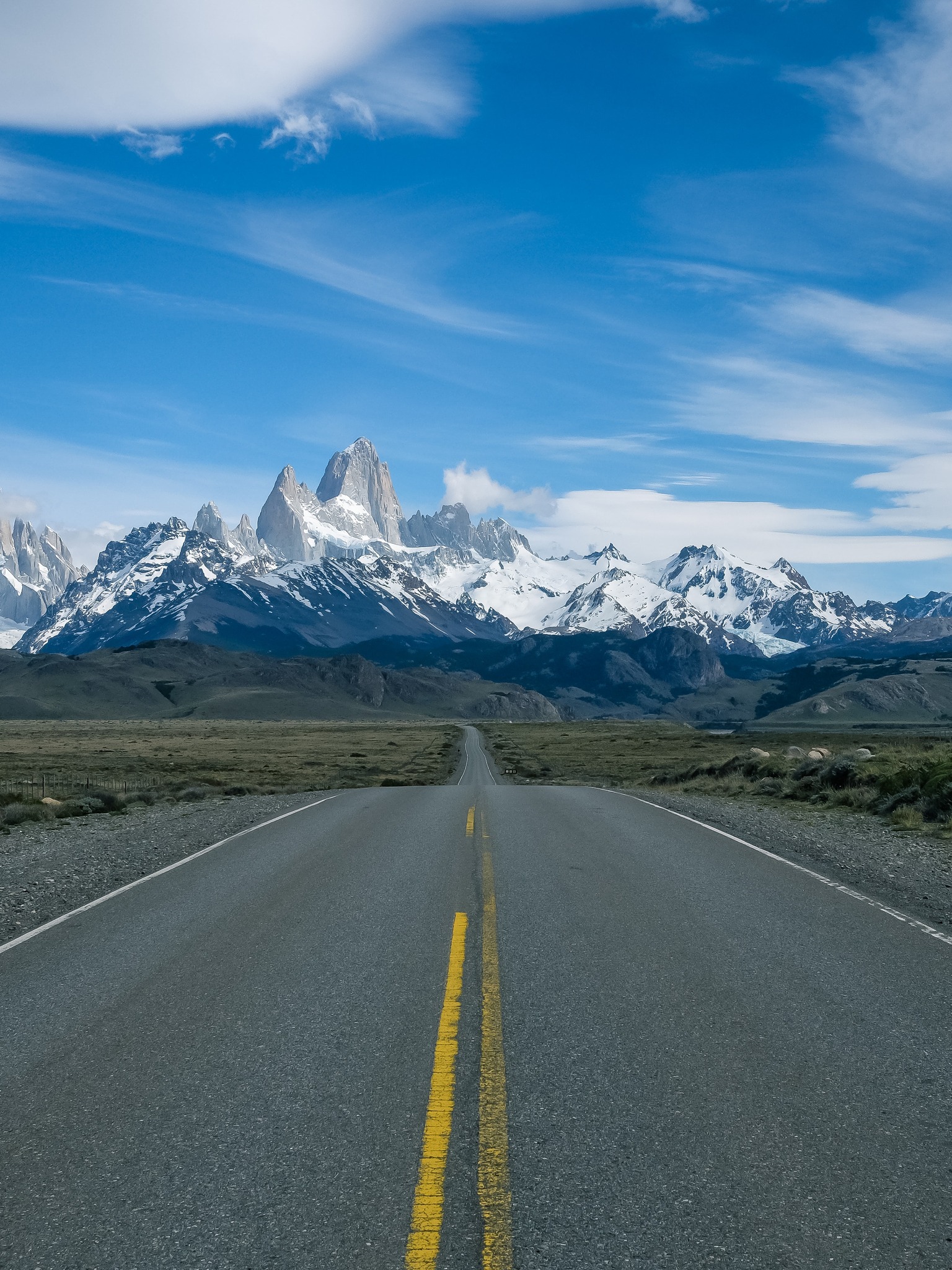 Patagonian Mountains, Glaciers, and Fjords
